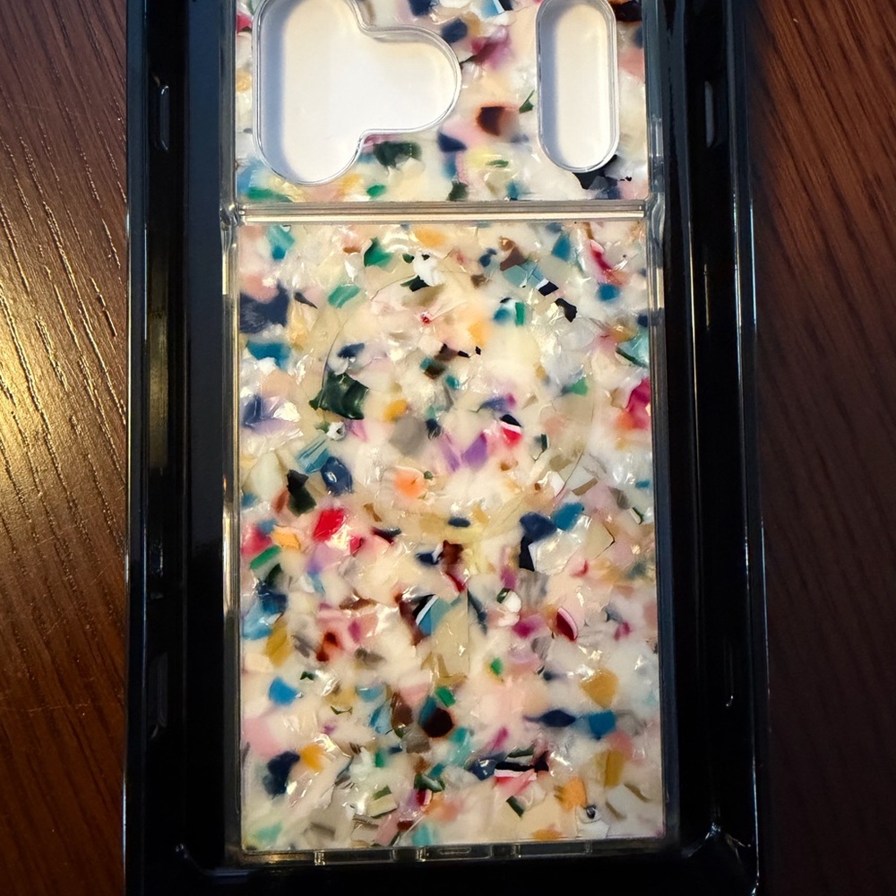 SQUARE by Flaunt iPhone 17 Pro Max Case- Rainbow Marblw